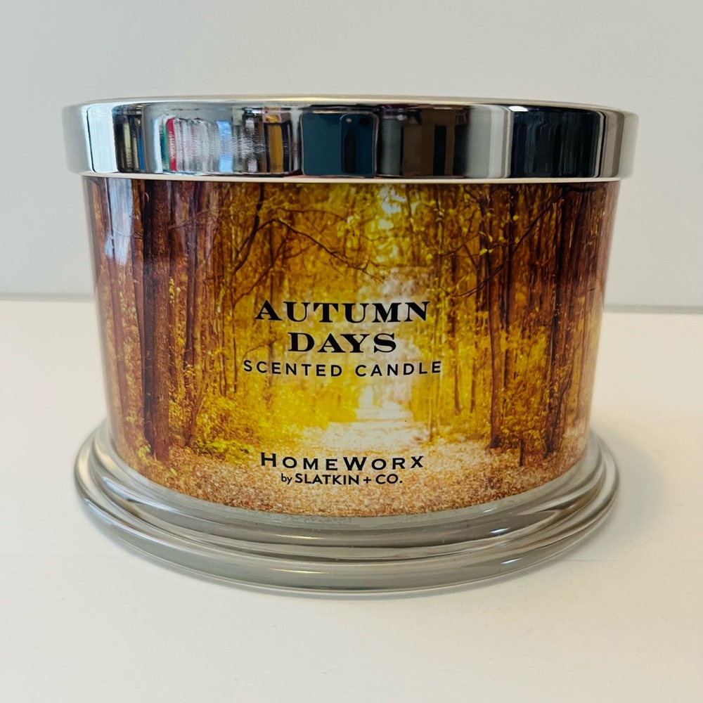 Homeworx by Slatkin & Co. Autumn Days 4 Wick Scented Candle